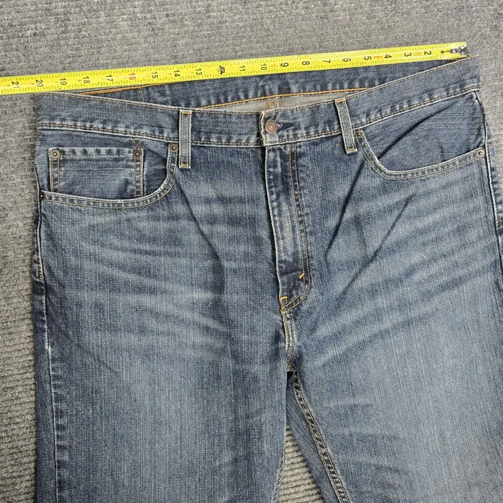 Levi's 559 Relaxed Straight Jeans Men's 38x32 Light Wash Denim Cotton